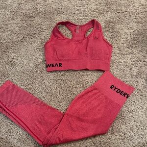 Ryderwear Vibrant Red Activewear Set